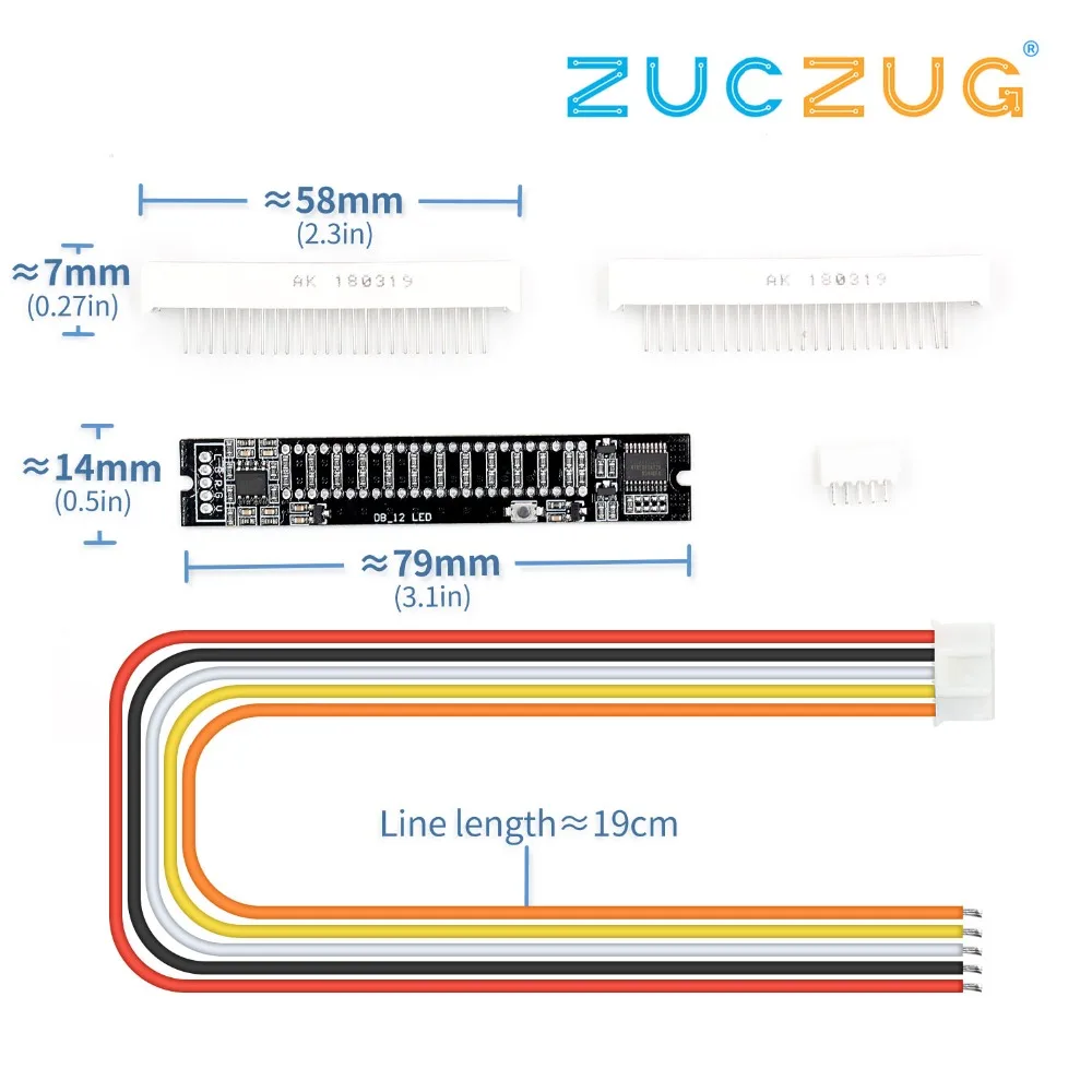 Мини двойной 12 уровень индикатор VU метр стерео усилитель доска регулируемый