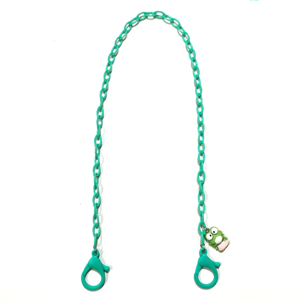 

Anti-lost Acrylic Accessories Chain Lanyard Adjustable Jewelry Strap Length Mask Women Necklace 58cm Cartoon Candy