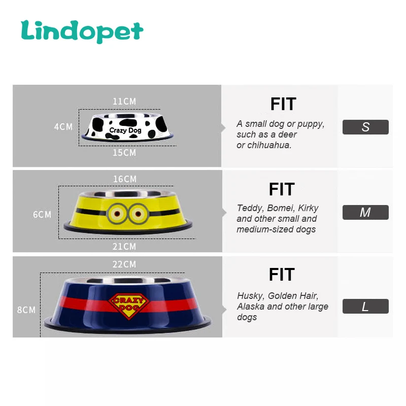 миска для кошки Посуда домашних питомцев панда кошка Мультяшные из нержавеющей