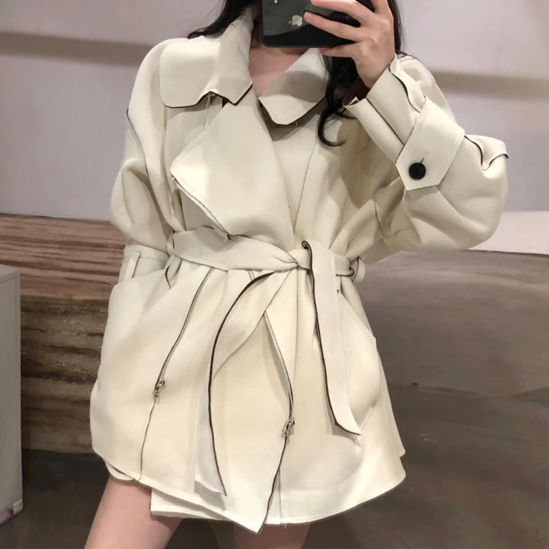 SHENGPALAE 2019 зимние ChicTemperament бандаж пояс утолщение Утепленная одежда кардиган