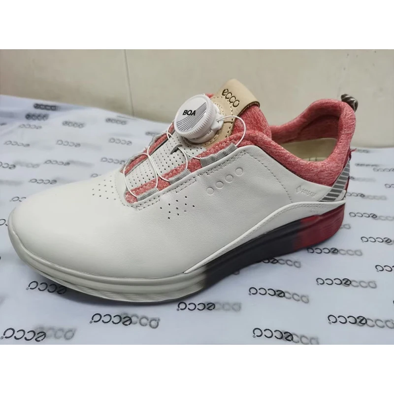 

CATPMLRA New Arrival Golf Trainers Ladies Rotating Buckle Genuine Leather Golf Sneakers for Women Professional Golf Shoe Spikes