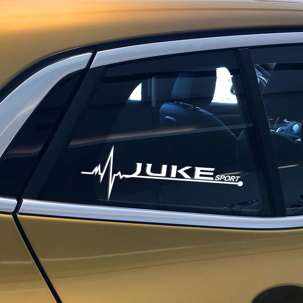 2 шт. наклейки для украшения бокового окна автомобиля Nissan Juke спортивные