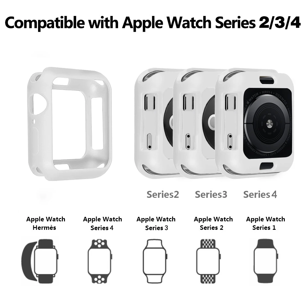 Чехол из термопластичного полиуретана для Apple Watch 5 4 3 чехол 44 мм 40 42 38 iwatch Series 2