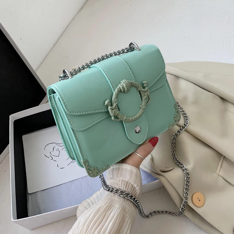 Европейская мода женская квадратная сумка новинка 2020 качественная дизайнерская