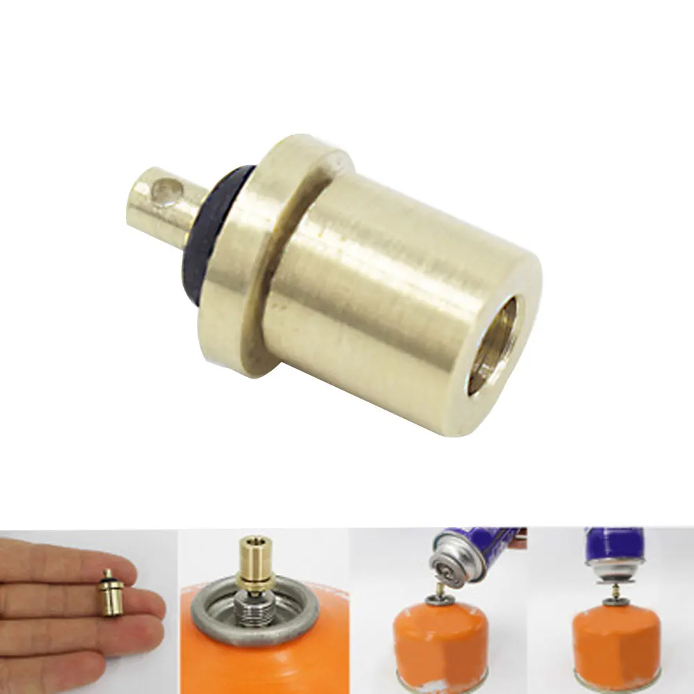 

New Refill Adapter For Outdoor Camping Stove Gas Cylinder Gas Tank Gas Burner Accessories Hiking Inflate Butane Canister