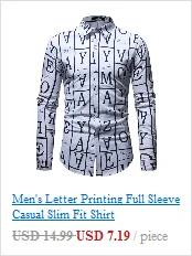 Прямая поставка camisa masculina мужская Повседневная рубашка с длинными рукавами и принтом Повседневная приталенная Мужская рубашка camisa social masculina