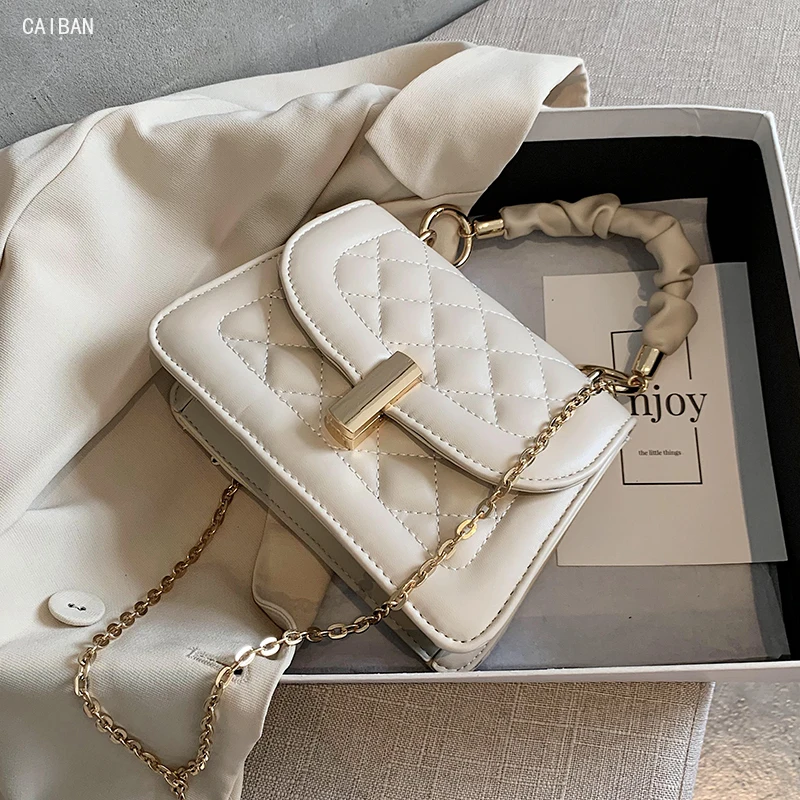 

Модная сумка на плечо, женская кожаная стеганая сумка из искусственной кожи, женские роскошные сумки, женские сумки, дизайнерская сумка, жен...