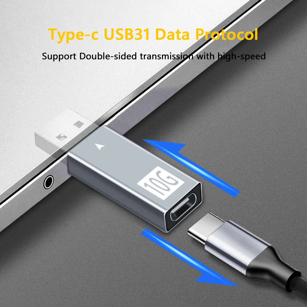 Переходник с USB 3 0 на Type C папа 1 мама 10 Гбит/с | Компьютеры и офис