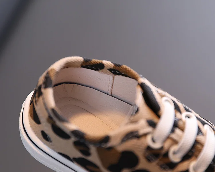 

Spring and Autumn Children's Casual Canvas Shoes Baby Fashion Leopard Plaid Baby Casual Shoes Baby Shoes
