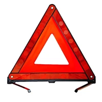 tripod triangle warning reflective safety sign vehicles breakdown packing sign car hazard breakdown stand emergency parking rack