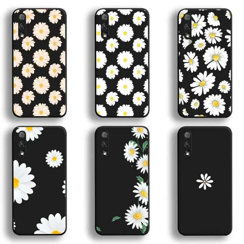 

Art Floral Daisy Phone Case For Huawei Honor 30 20 10 9 8 8x 8c v30 Lite view 7A pro