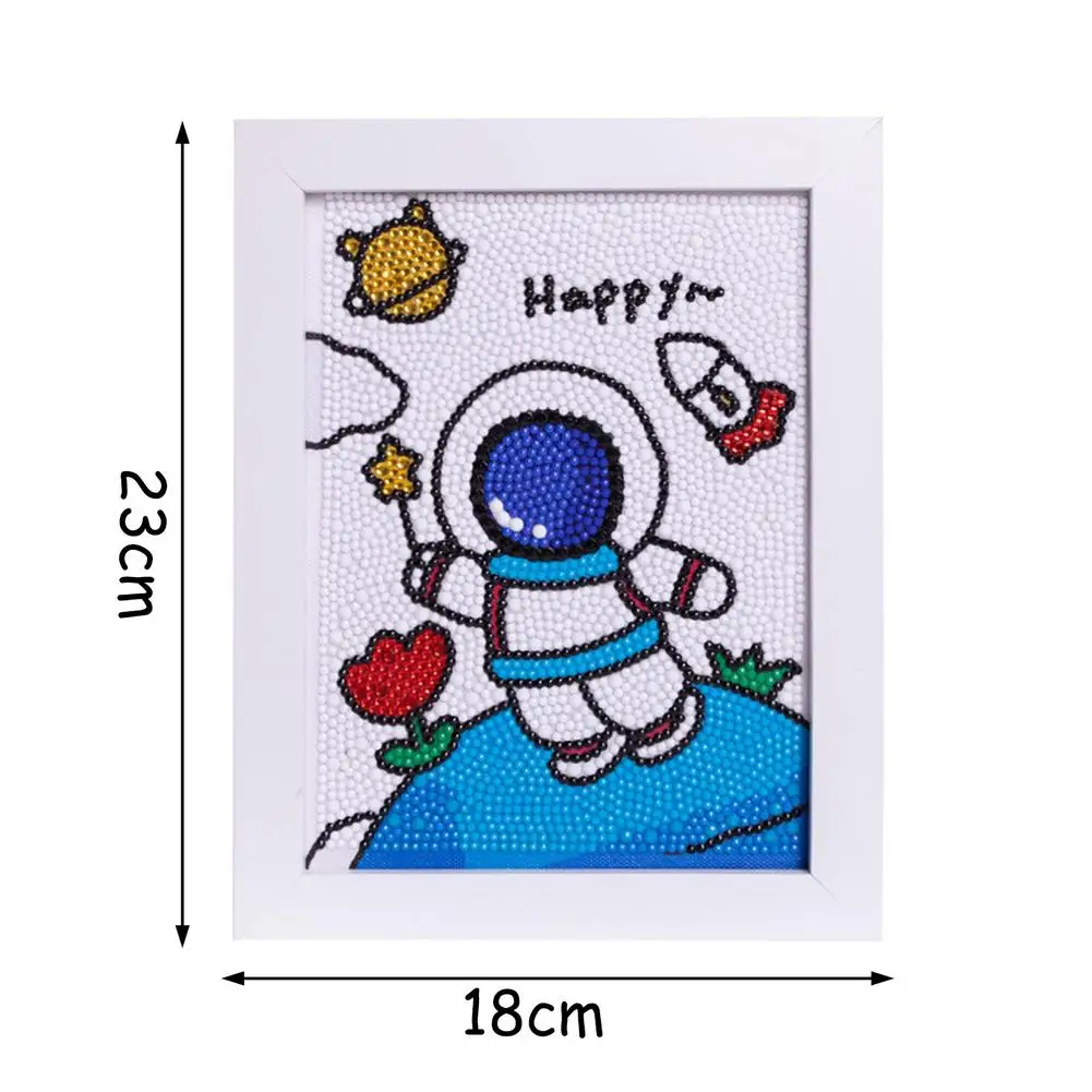 Diamond Painting By Number Kits For Kids Rocket Spaceman Crystal Rhinestone Embroidery Paintings Pictures Arts Craft | Игрушки и хобби