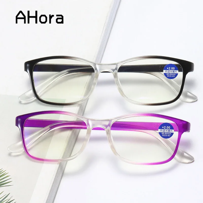 

Пресбиопические очки Ahora, ульсветильник кие очки для чтения при пресбиопии, TR90, с диоптриями + 1,0 до + 4,0, с градиентом сисветильник света