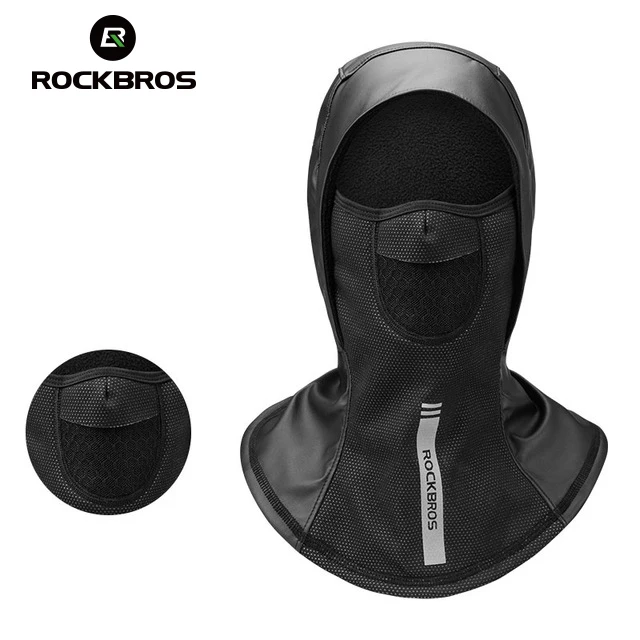 ROCKBROS, велосипедная Балаклава для бега, лыжная маска для лица, теплая ветрозащитная повязка на голову спортивная маска для мотоцикла, сноуборда, велосипеда, Сетчатая Маска для лица