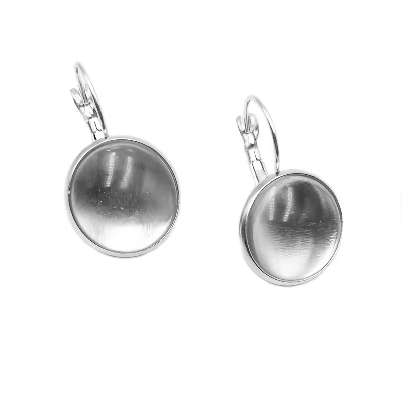 

Hot ! / 2019 Fashion Charm Ladies Earrings Animal World Painted Zebra Oil Painting Glass Cabochon Art Earrings Gift Jewelry
