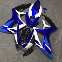 blue white black motorcycle bodywork set fairing kit for suzuki gsxr600750 gsxr600 750 2006 2007 2005 06 07 fairing