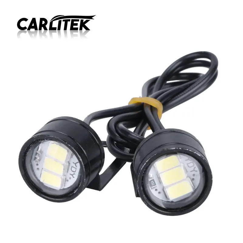 CARLitek 3SMD светодиодный моторный проектор Len прожектор руль светодиодная фара белый
