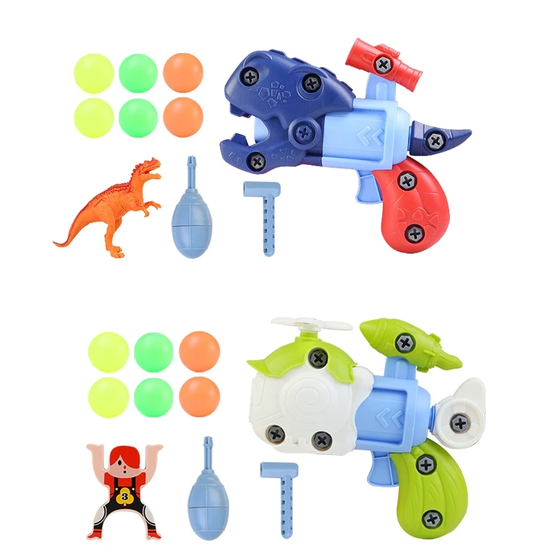 

DIY Disassembly Cartoon Model Toy Set With Blocks Dinosaur Plane Assembling Children's Toys