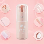 Портативный набор туалетных принадлежностей для путешествий, Женская бутылка-органайзер, чашка для мытья, коробка для хранения зубных щеток, набор аксессуаров для путешествий