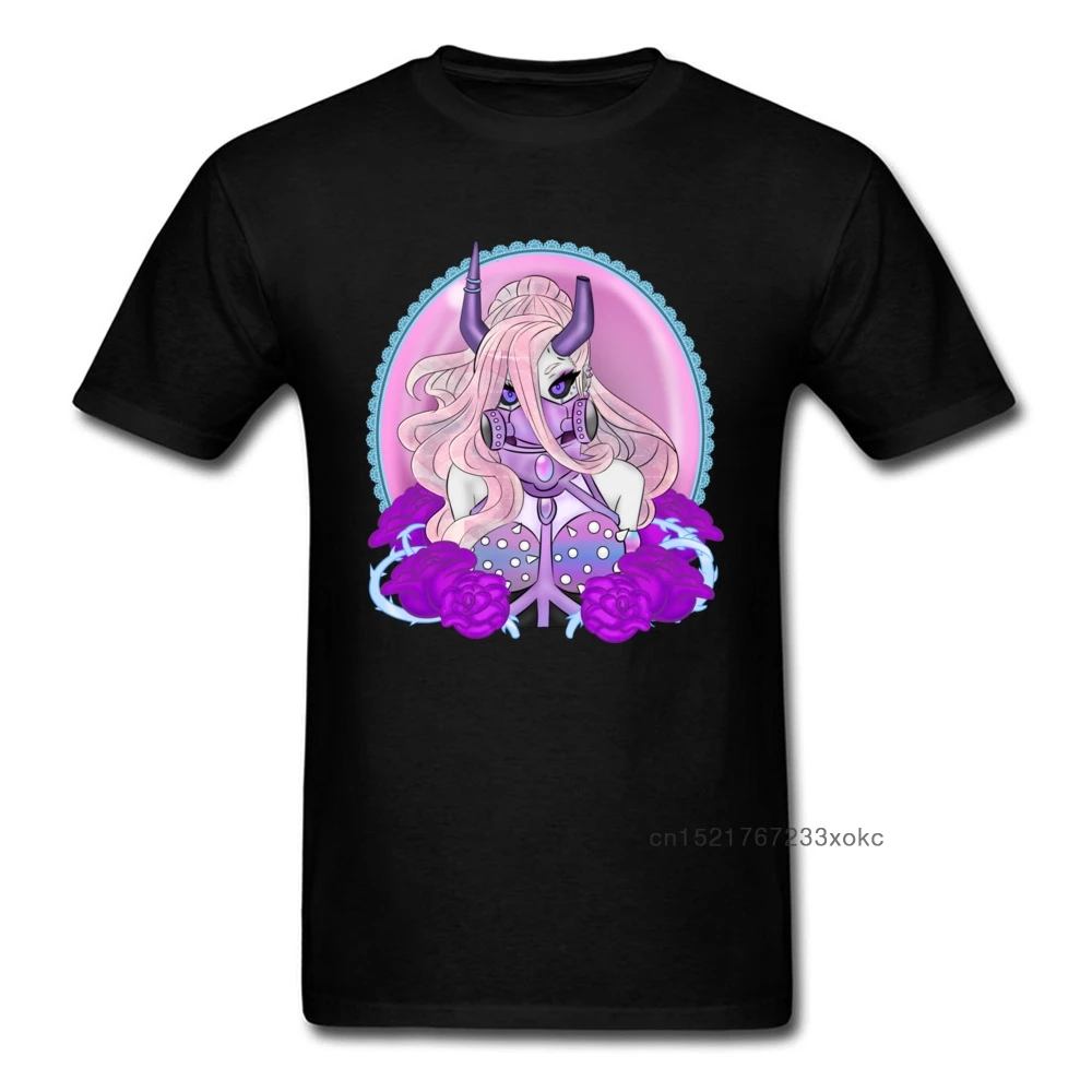 Пастельный демон 2018 модная черная фиолетовая футболка для мужчин хлопковая