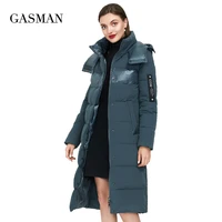 gasman green fashion brand hooded warm parka womens winter jacket outwear women coat female thick patchwork puffer jacket 003