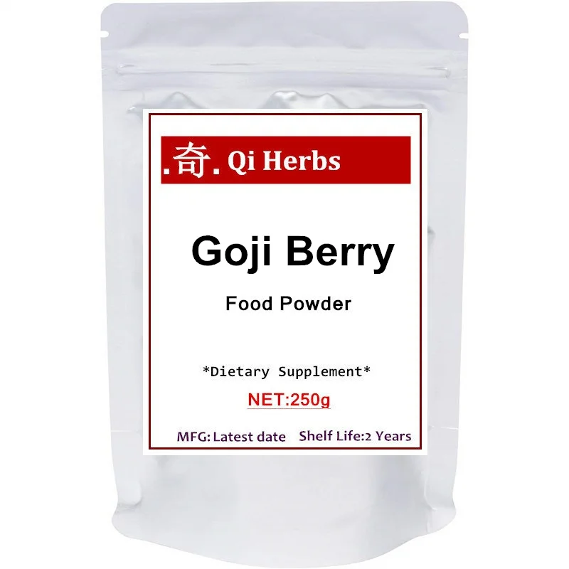 

Organic Goji Powder, Natural Booster for Energy, Eye Health, Immune System and Natural Antioxidant for Anti-Aging