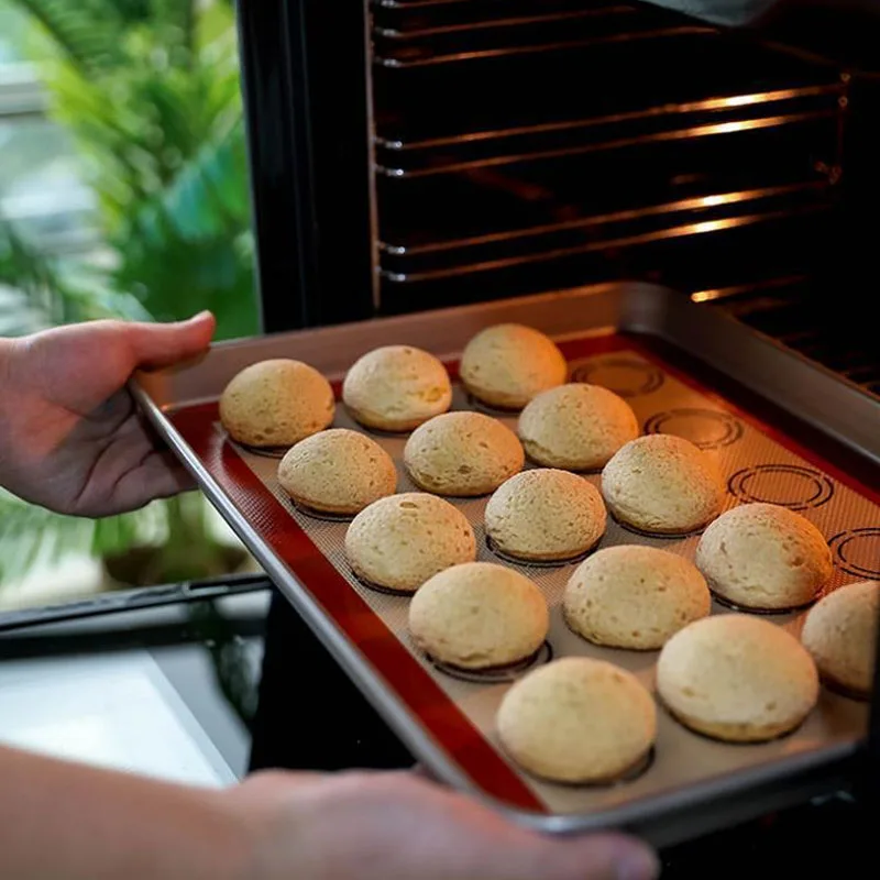 Антипригарная выпечка пирожных макарон коврик Силиконовое одеяло кухонные
