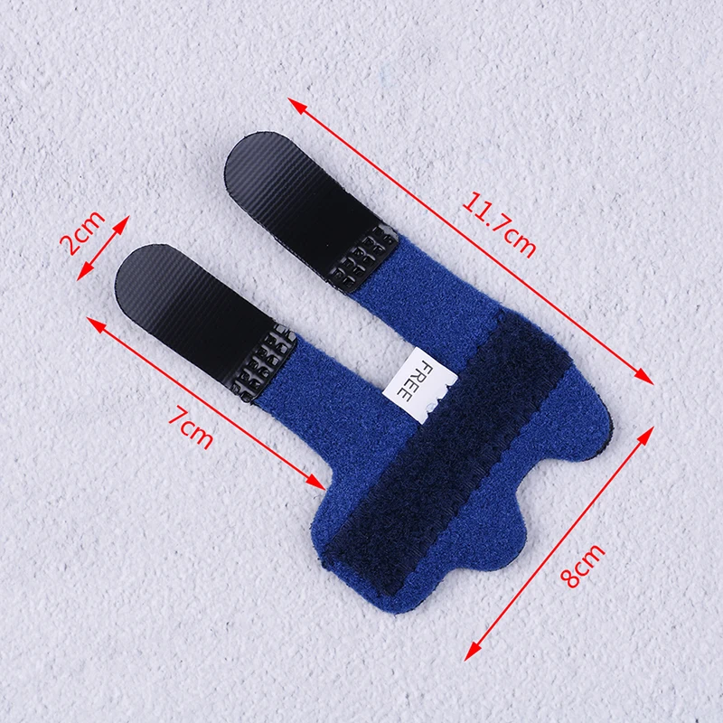 

1PC Pain Relief Aluminium Finger Splint Fracture Protection Brace Corrector Support With Adjustable Tape Bandage