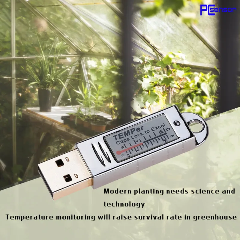 USB Многофункциональный термометр с датчиком контроля температуры регистратор