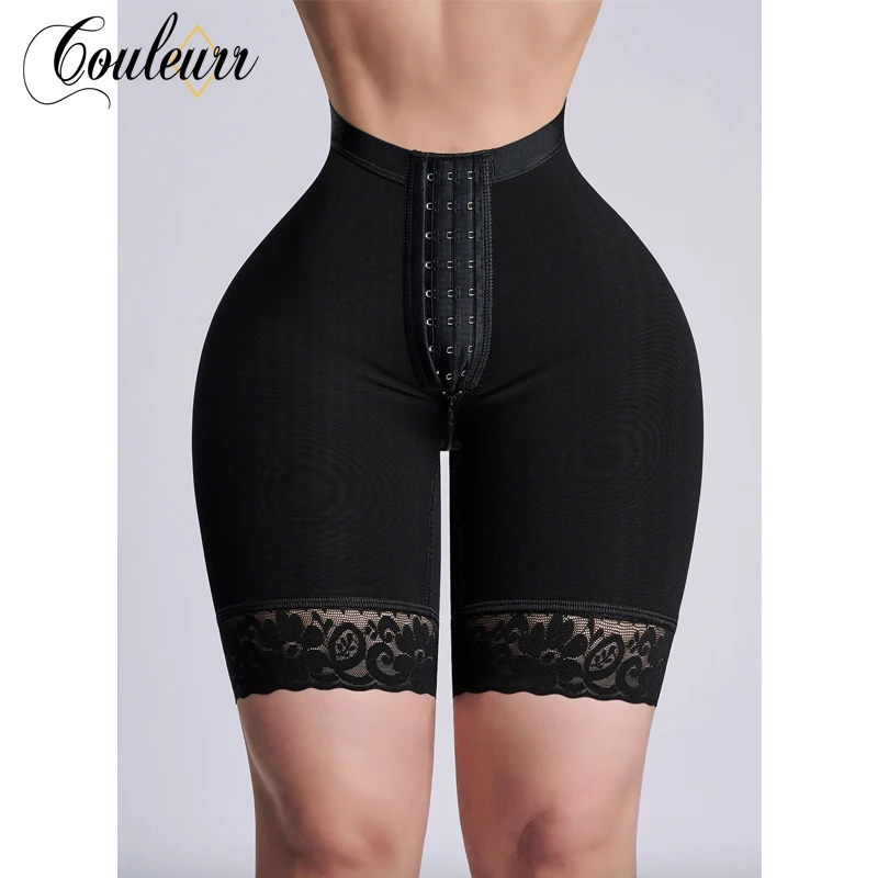 

Faja Women Waist Trainer Body Shaper Butt Lifter High Control Panties Formadores Shapewear Tummy Shaper Girdle Slimming Belt