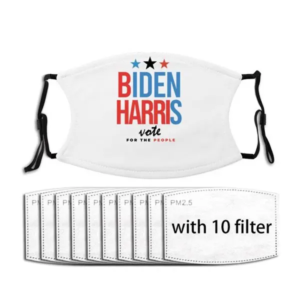 Biden Харрис голоса 2020 маска для лица многоразовая Защитная PM2.5 фильтр Маска