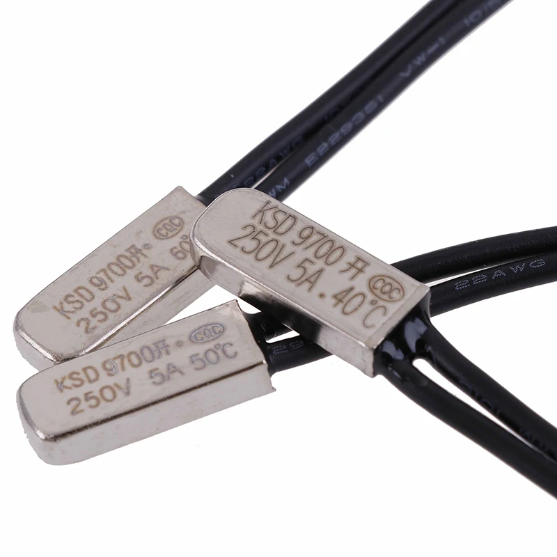 Биметаллический Термостат KSD9700 250 В 5 А 40 ~ 60 градусов дисковый переключатель