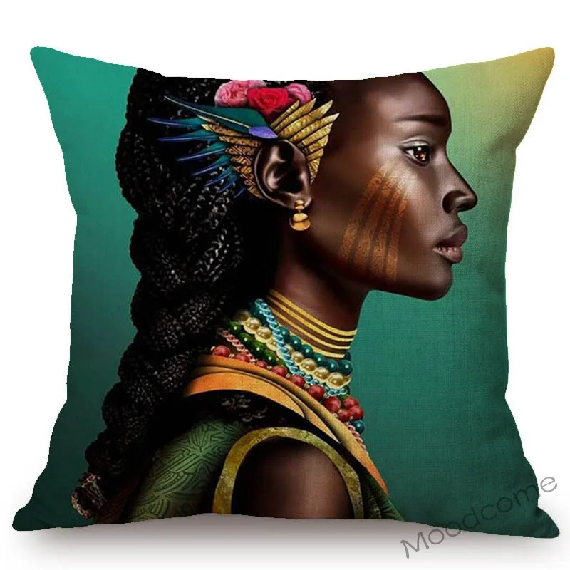 Красочные модные африканские женщины комиксы картина маслом Искусство