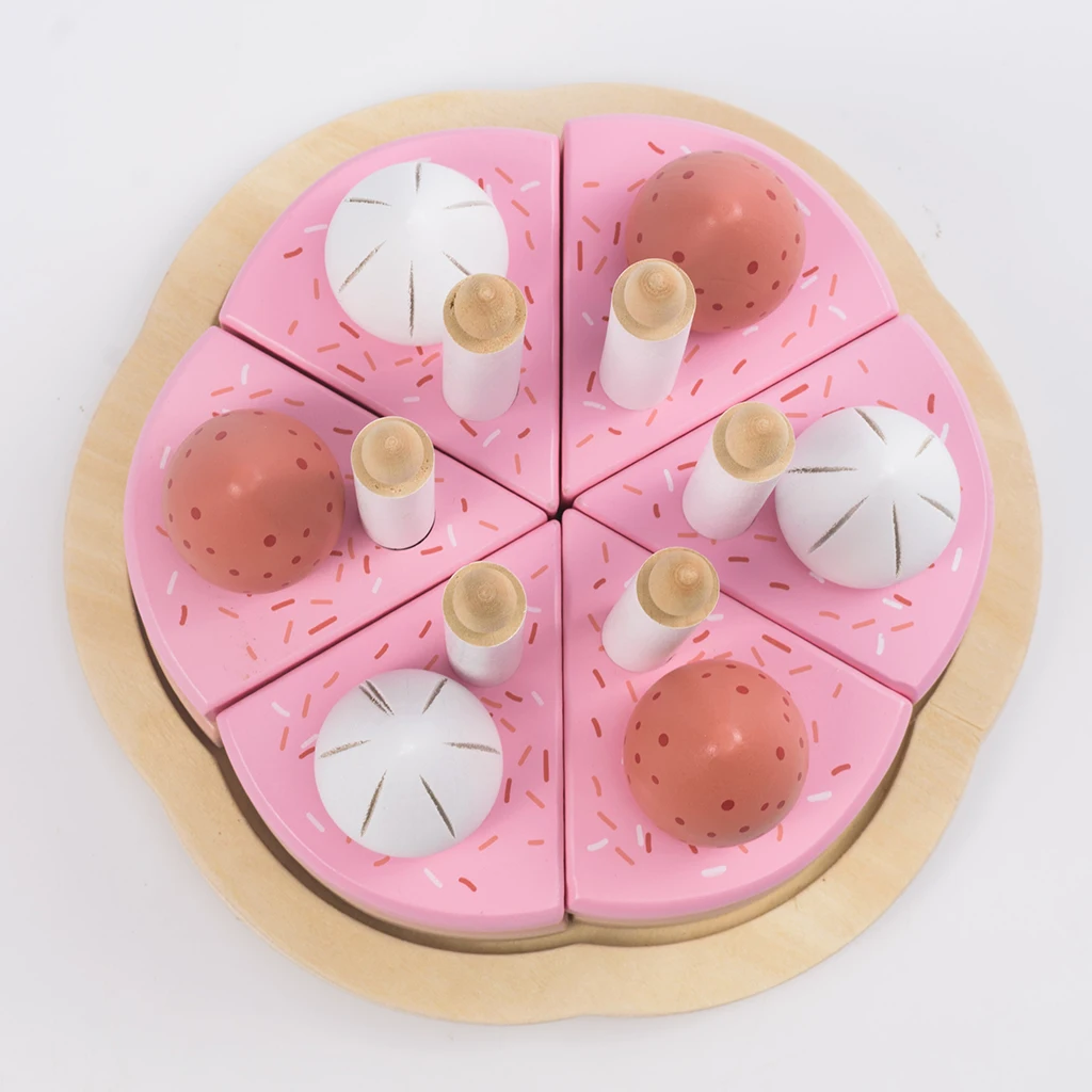 25 шт. кухонные игрушки торт еда Сделай Сам ролевые игры фрукты резка на день