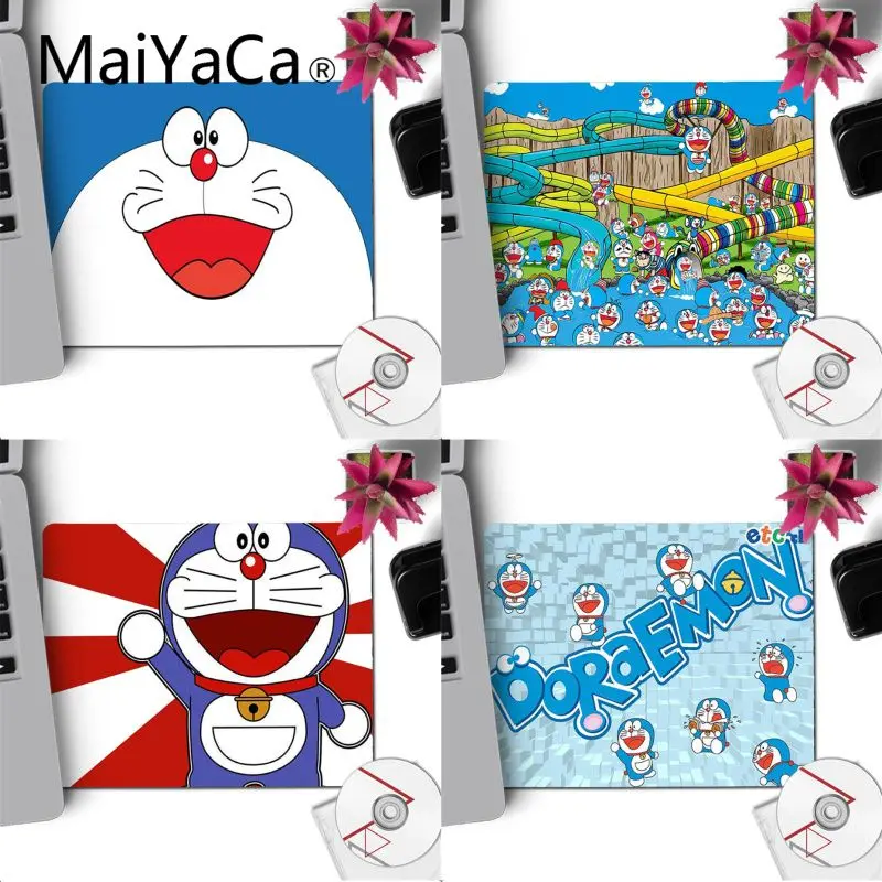 

MaiYaCa Doraemon Office Mice Rubber Mouse Pad DIY Design gaming Mouse pad Rug For PC Laptop Notebook Computer 22X18CM