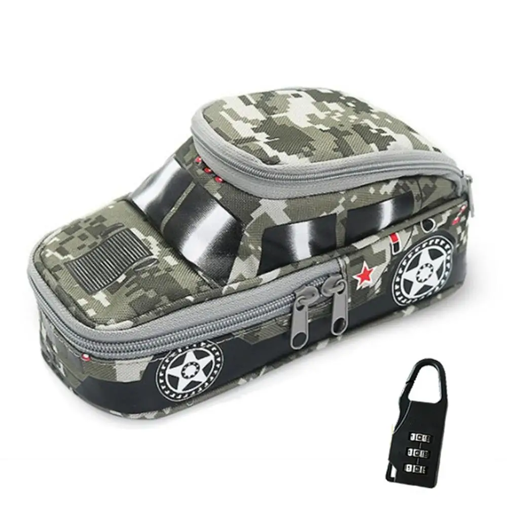 Чехол карандаш сумочка для ручек автомобиля с комбинированным замком мальчиков