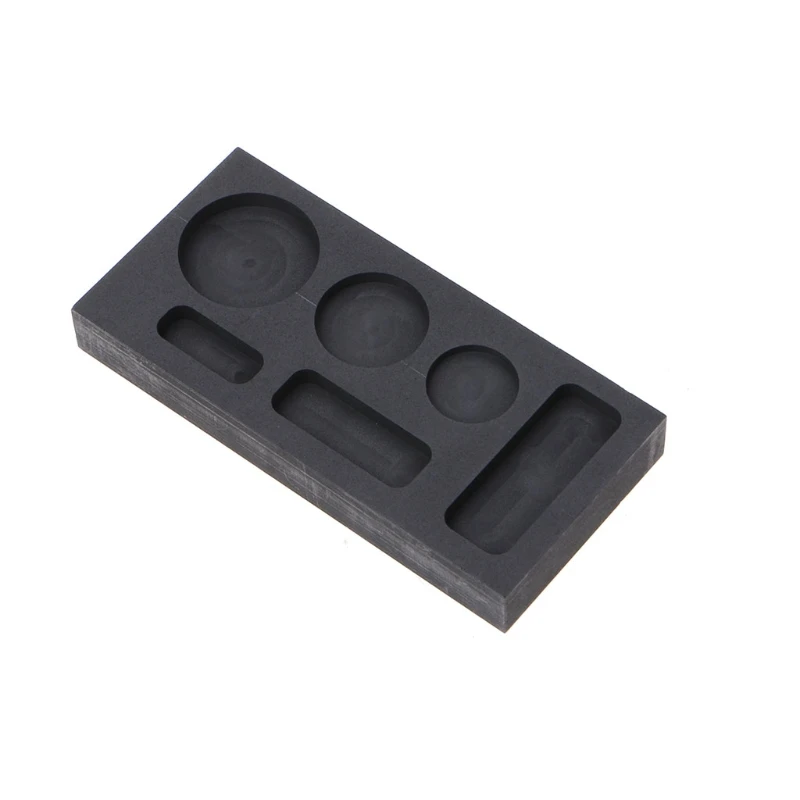 

2021 New Graphite Crucible Set Ingot Mold Melting Kit Graphite Rod Crucible Tong for Gold Silver Platinum Metal