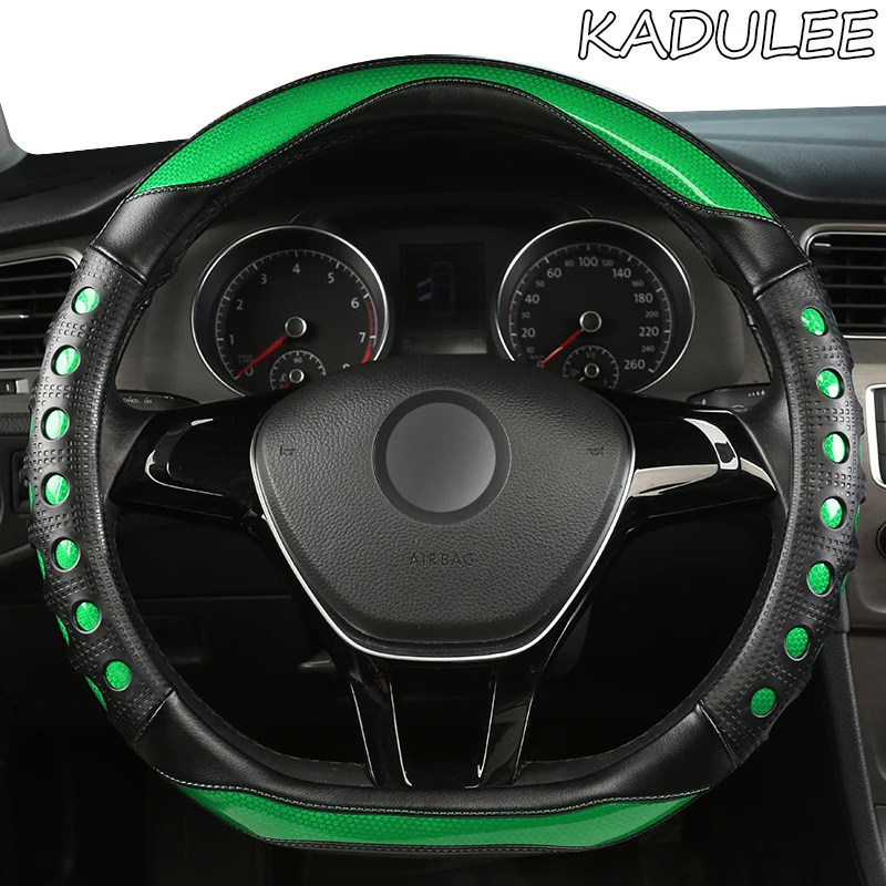 

KADULEE микрофибра кожаный чехол рулевого колеса автомобиля для мини F60 F56 F55 F54 R52 Coopers Clubman Кабриолет Countryman