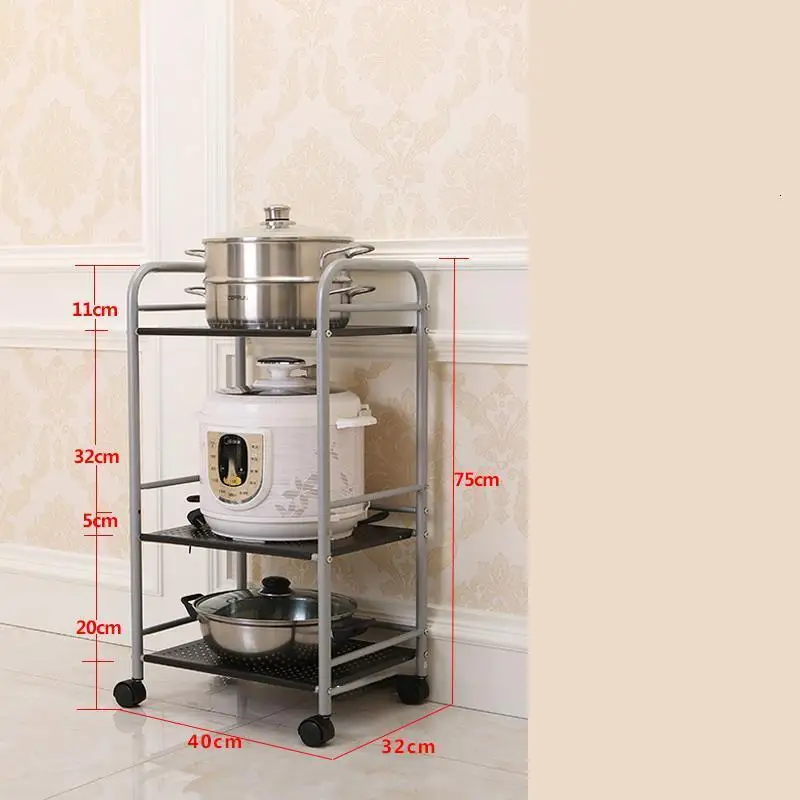 Держатель Articulos De Cocina Home Estanteria Repisas Cuisine Range Raf с колесами Estantes органайзер для хранения на кухне стойка - Цвет: Number 6