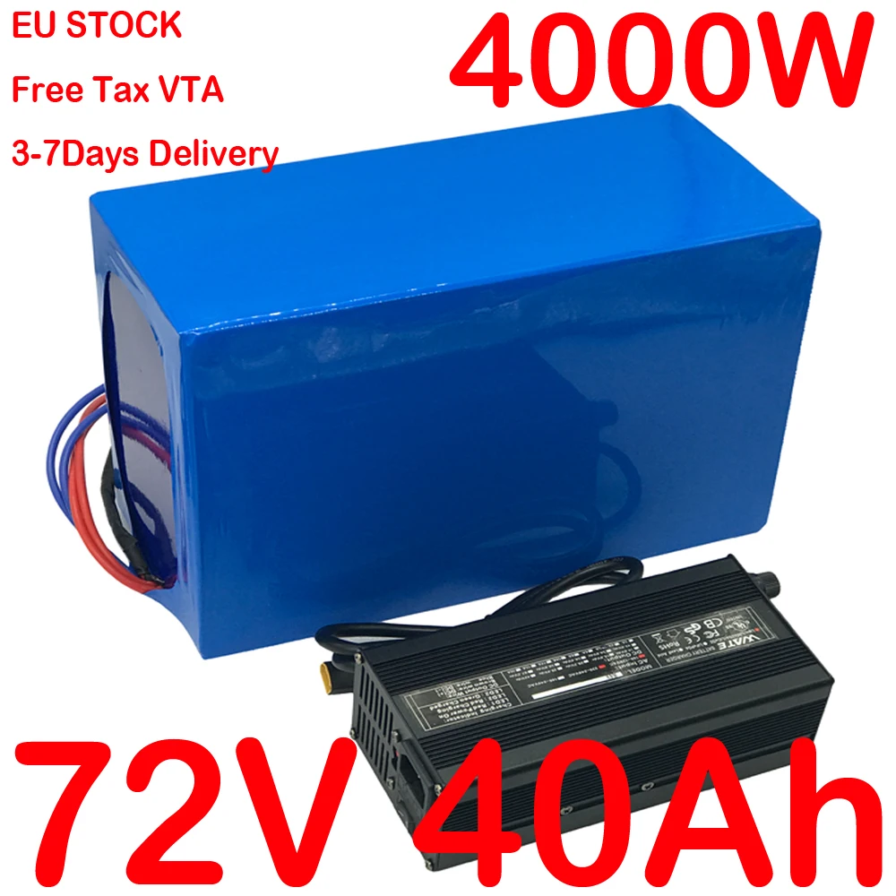 Литиевая батарея для электровелосипеда 72 в 2000 Вт 3000 4000 |