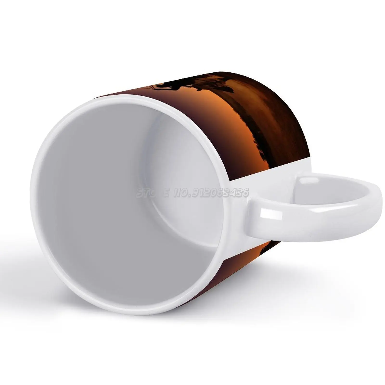 Кофейные кружки лассо на закате 330 мл креативная дорожная кружка и чашка Офисная