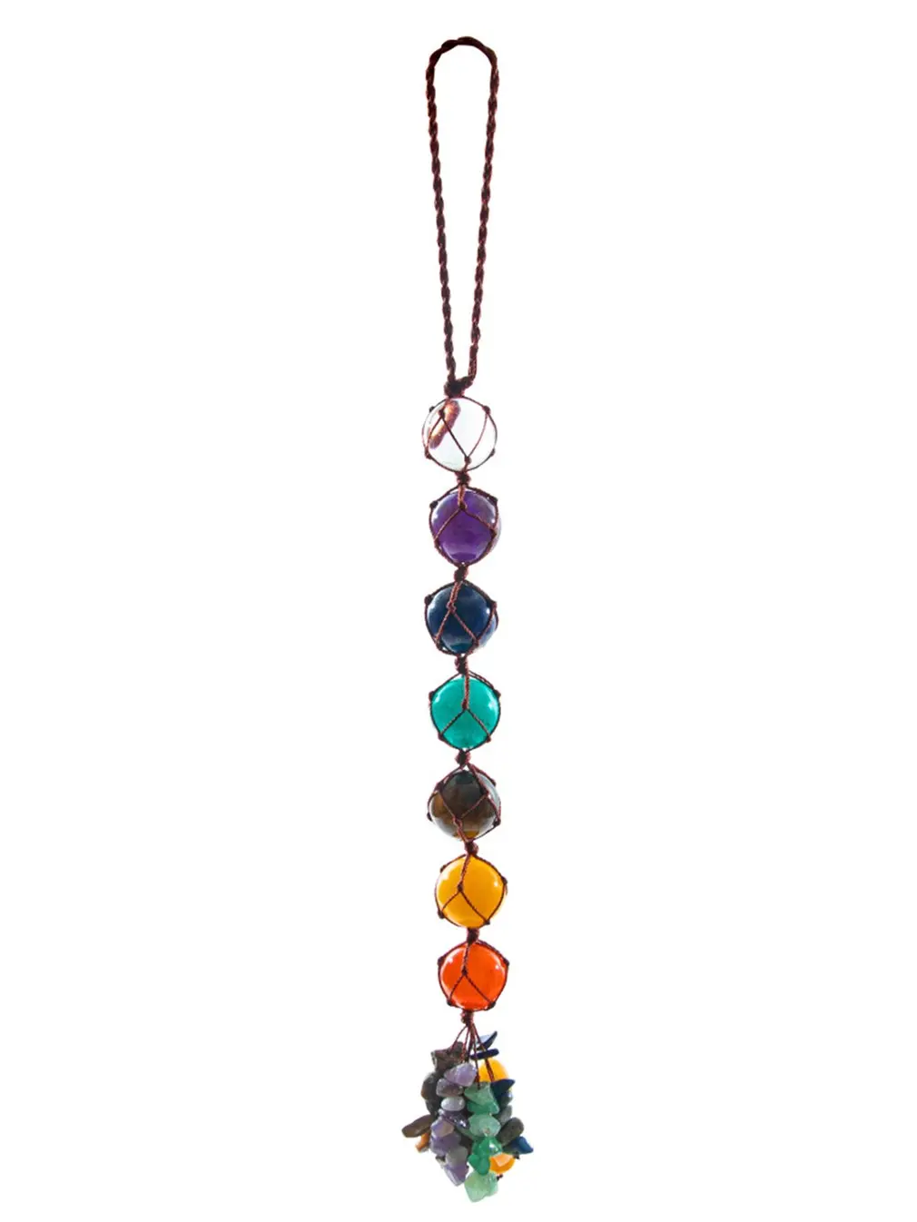 

7 кристаллов чакр, подвесное украшение для автомобиля, орнамент для медитации, подвесное украшение для дома, украшение для вечеринки