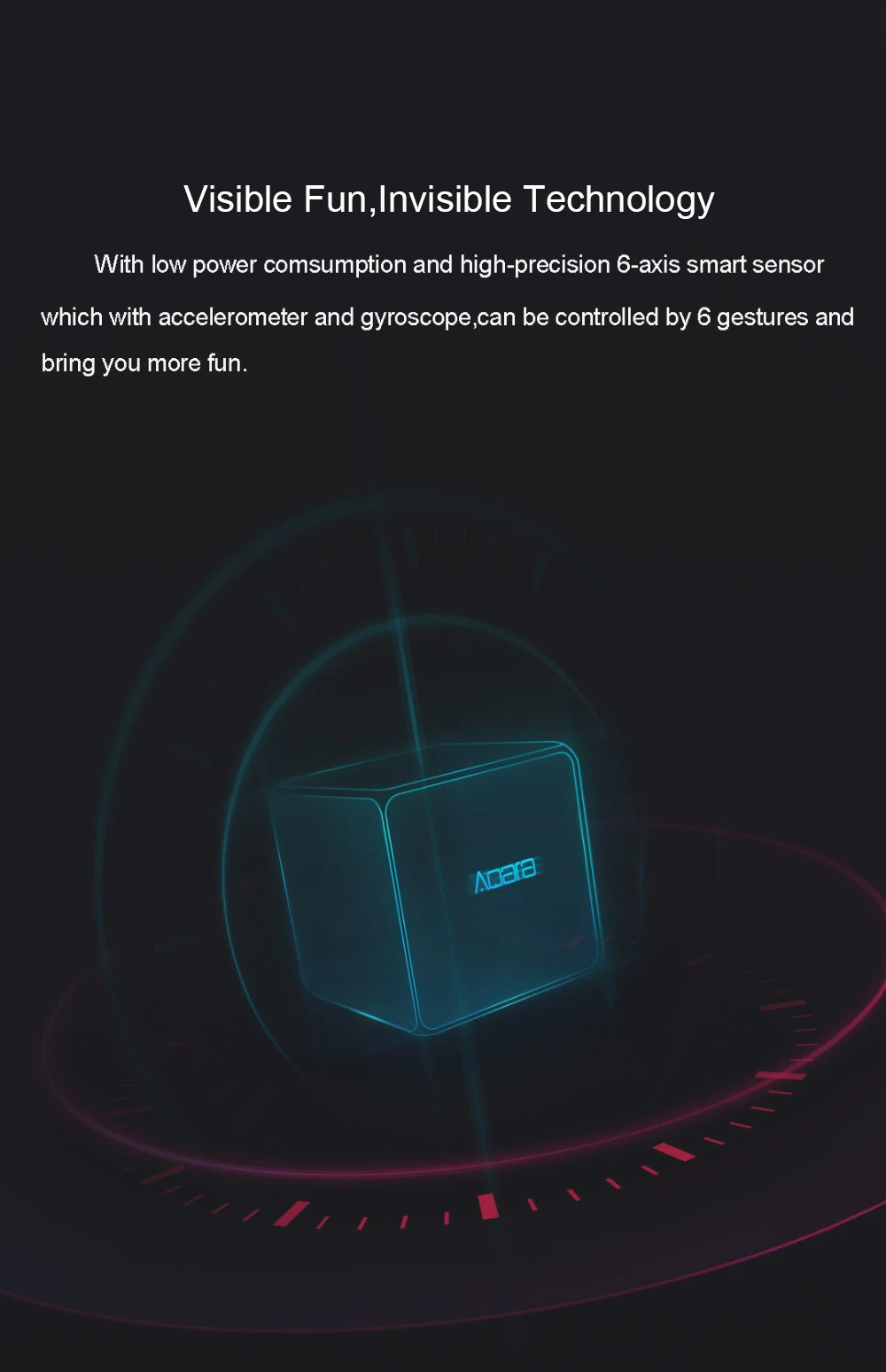 Aqara Magic Cube управление Лер умный пульт дистанционного управления Zigbee версия управления l шесть действий умный дом устройство работает с приложением mijia Home