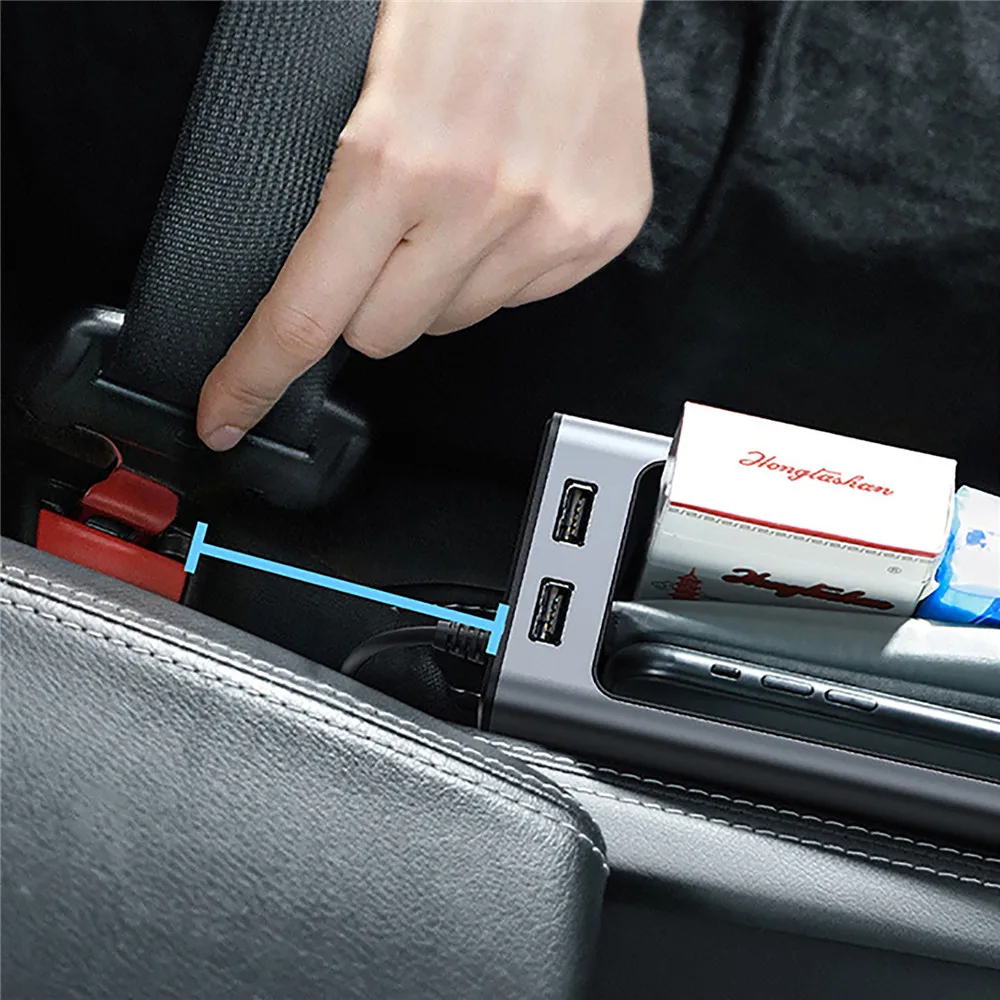 

Car seat slot storage box, multi-function slot storage box, car supplies, car built-in bag storage box