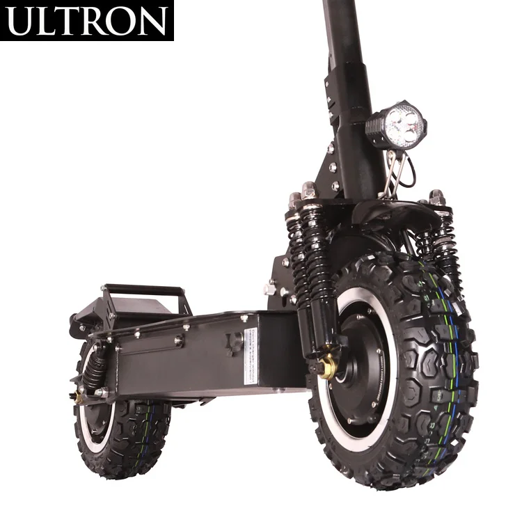 

Shock Absorber 60V Charger 2 Wheel Low Price Long Range Vintage Ultron T11 Electric Scooter