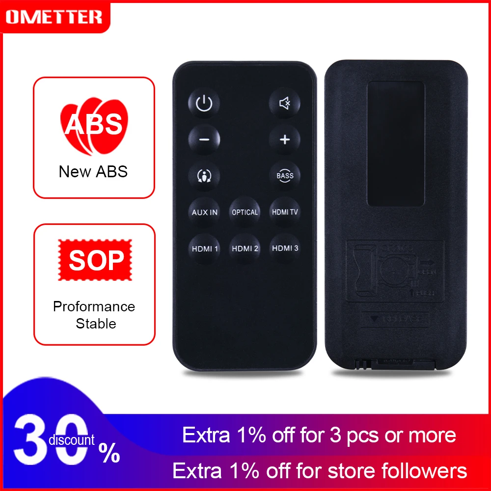 

REMOTE CONTROL FOR JBL UBL SOUNDBAR SB350 SB250 SB150 SB450 SB400