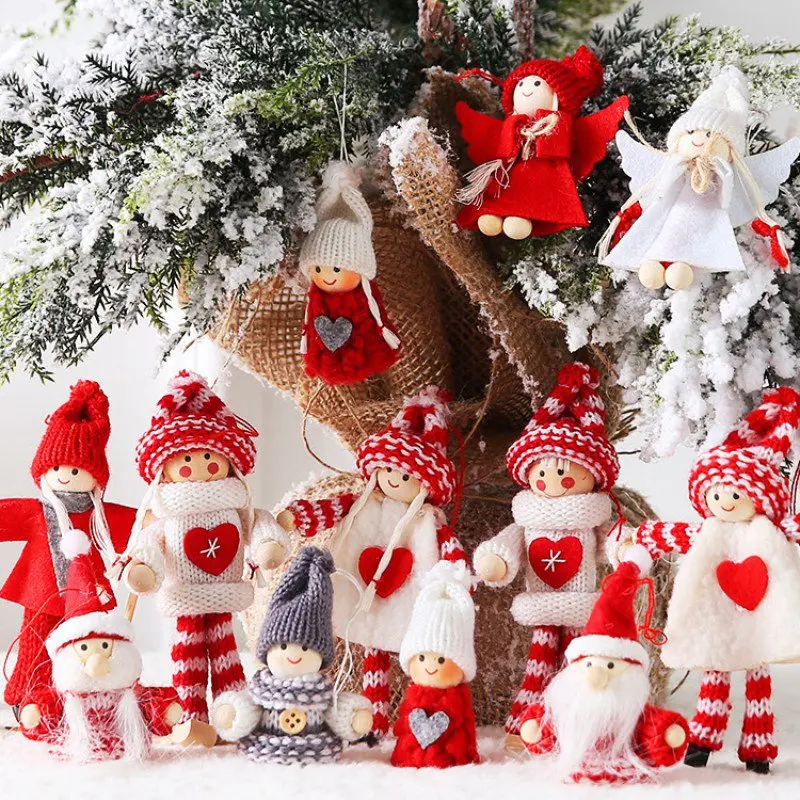 8 дюймовая плюшевая кукла Санта гном рождественское настольное украшение