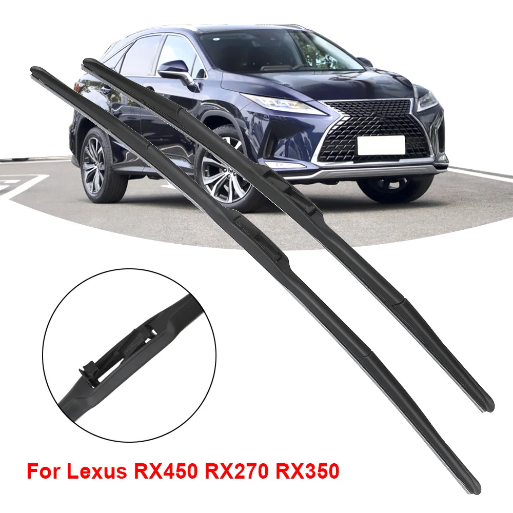 

2 шт. 22 "/26" лезвия очистителей лобового стекла автомобиля переднего лобового стекла автомобиля набор аксессуаров для замены ошибок для Lexus ...