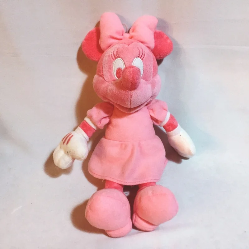 Милый редкий Розовый Минни Маус мягкий материал плюшевая игрушка кукла детский