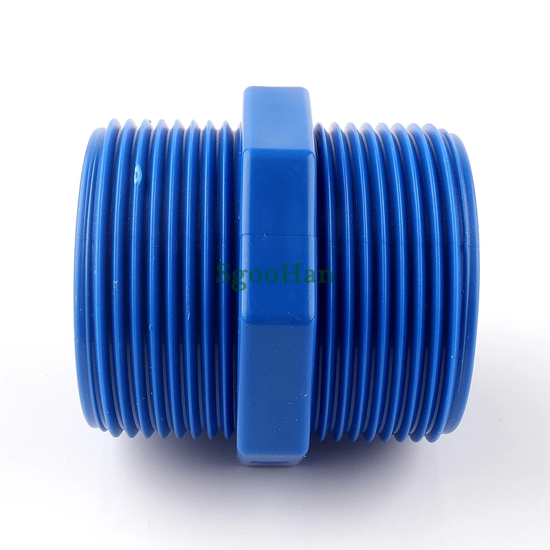 10~50pcs 1/2&quot~2&quot Male Thread PVC Pipe Nipple Connector Aquarium Fish Tank Joint Fittings Hydroponic Planting Frame Tube Parts - купить